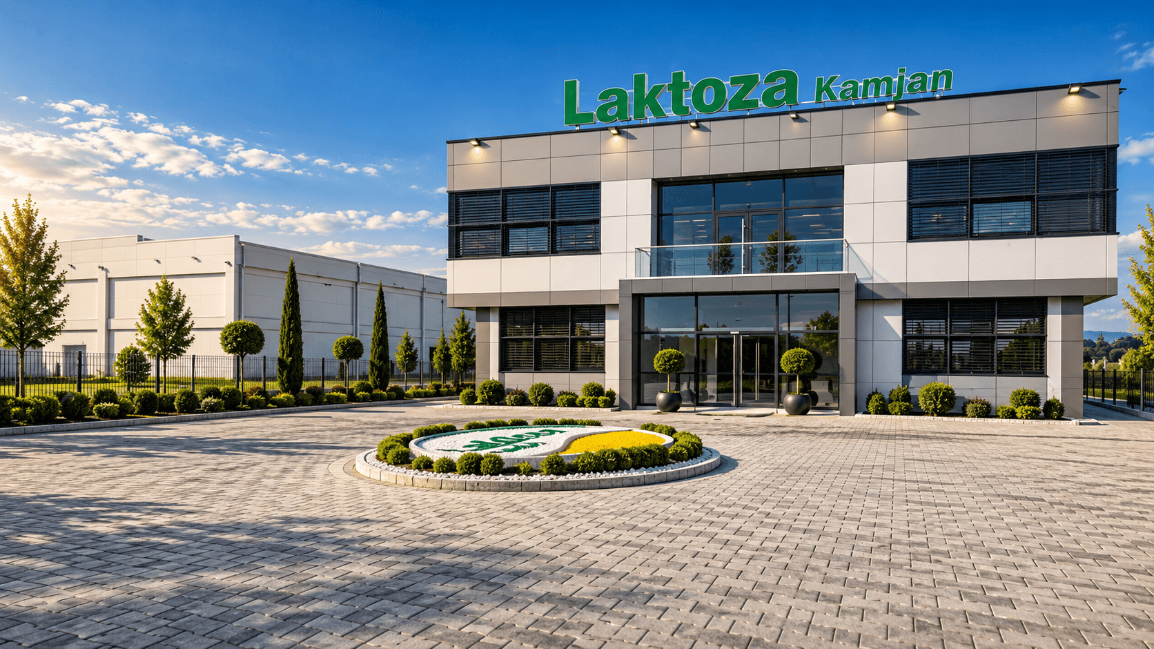 Die Laktoza-Fabrik in Kamenjane, Sitz des Büros von BEG Invest Group